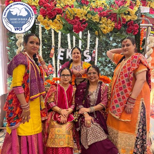 Women at a community event